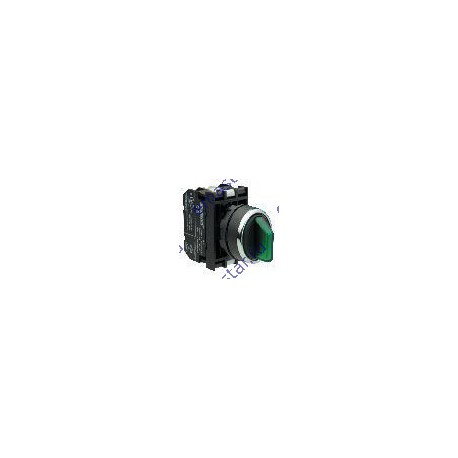 EMAS - Переключатель со светодиодной подсветкой 0-1 без фиксации зеленый (1НО)