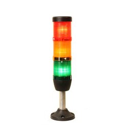 IK53L024XM03 Сигнальная колонна 50 мм. Красная, желтая, зеленая 24 вольта, светодиод LED