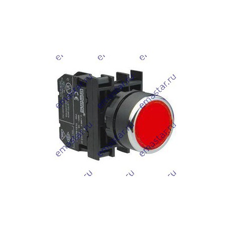 EMAS - Кнопка нажимная круглая красная B200DК