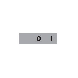 EMAS ► Табличка «0-1», 8 мм – Артикул: BET08 0-1