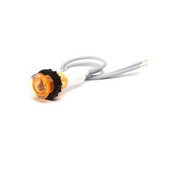 EMAS ► Сигнальная арматура Ø 10мм с желтым светодиодом 230 В переменного тока с кабелем – Артикул: S100LS