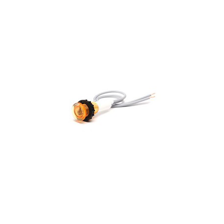 EMAS ► Сигнальная арматура Ø 10мм с желтым светодиодом 12 В переменного и постоянного тока с кабелем – Артикул: S100L1S
