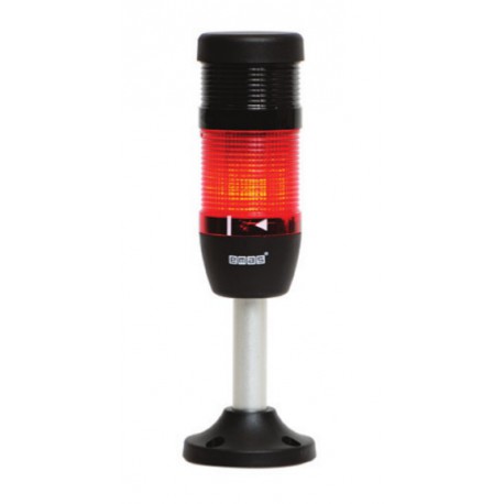 EMAS ► Сигнальная колонна Ø 50 мм. Красная 220 V AC, светодиод LED, с зуммером – Артикул: IK51L220ZM03