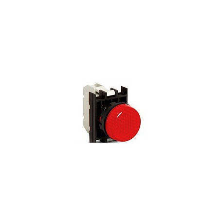 Арматура сигнальная красная со светодиодом 12-30 В переменного и постоянного тока